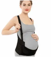 Bandage for pregnant women Pregnant woman stomach lift belt 4 in 1 belt with elastic band across the back, bandage belt for double support of the abdomen and back