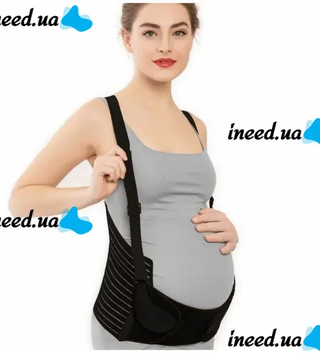Bandage for pregnant women Pregnant woman stomach lift belt 4 in 1 belt with elastic band across the back, bandage belt for double support of the abdomen and back
