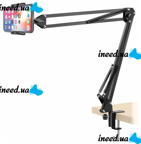 Профессиональный штатив для телефона Stands HA-9, Пантограф для смартфона и камеры, Настольный кронштейн держатель для видео фото оборудования NB-36