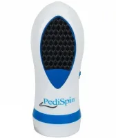 Электрическая пемза Pedi Spin Pro Педи Спин для удаления огрубевшей кожи стоп и пяток, Прибор для чистки ног со сменными насадками Pedispin Белая