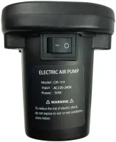 Электрический автоматический компрессор насос Lebecom Air Pump GR-109 для накачки надувных матрасов, мячей и лодок 3 переходника 220V от сети