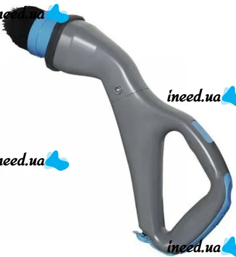 Беспроводная щетка для уборки Hurricane Muscle Scrubber 4 насадкия, Аккумуляторная чистящая щётка от USB с насадками для чистки поверхностей Серая