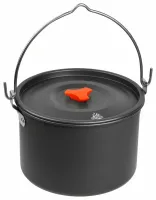 Туристический кухонный набор посуды Camping cooking AL-600 на 15 предметов чайник 3 кастрюли сковорода и кухонные принадлежности в чехле для кемпинга