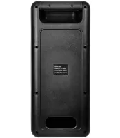 Аккумуляторная колонка динамик Bluetooth BKK B86 с LED подсветкой 20W, Беспроводная акустическая система караоке USB SD FM AUX от аккумулятора Черная