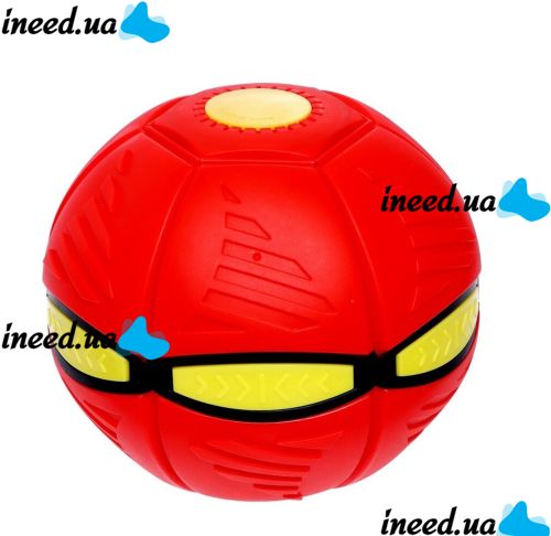 Flying Frisbee Flat ball disk with LED light Luminous folding game disk Transformer flat for active games outdoors and at home