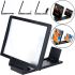 3D Enlarged Screen Magnifier Mobile Phone F1 for Phone, Smartphone, Magnifying Glass 26X19 cm 3D Magnifying Stand, Holder