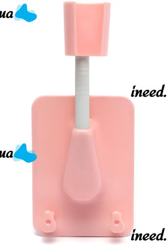 Настенный держатель для душевой лейки Shower Holder AND-129 универсальное вращающиеся крепление с 2 крючками для ручного душа на присоске в ванную