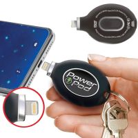 УМБ портативное зарядное устройство для iPhone Power Pod Emergency Charge 800mAh брелок Power Bank разъем Lightning внешний аккумулятор для телефона