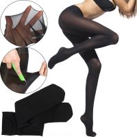 Женские нервущиеся колготки ElaSlim Black 40 Ден, Сверхпрочные колготы ЭлаСлим антизатяжки японская нить с компрессией 40 Den Черные