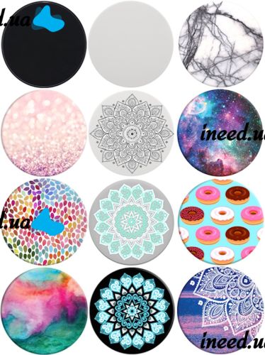 Подставка-держатель для телефона Pop Socket 12 цветов универсальный раздвижной держатель подставка, крепление попсокет на чехол смартфона IOS Android