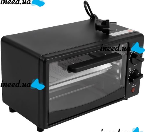 Мини электропечь Su Tai ST-9812 700W 12 л настольная электрическая духовка с таймером и механическим управлением температур 60-230 градусов от сети