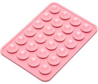 Держатель липпер для телефона на присосках Sticker Side Silicone 8х5.5 см двусторонний силиконовый чехол, 24 присоски для смартфона Octobuddy