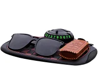 Противоскользящий автомобильный коврик Car Dashboard Mat AND 5238 органайзер подставка на приборную панель для телефона, парковочная карта на торпеду