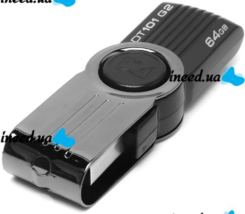 USB Flash 64GB флешка Kingston DataTraveler DT101 G2 флеш-накопитель, карта памяти, USB-накопитель для хранения документов, фото и видео 64Гб
