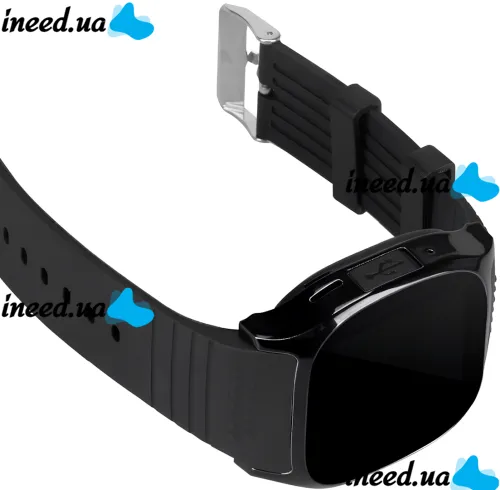 Наручные Смарт часы Smart Watch T8 Black c камерой, диктофоном и фитнес трекером, аккумуляторные умные Bluetooth часы с пульсометром Черные