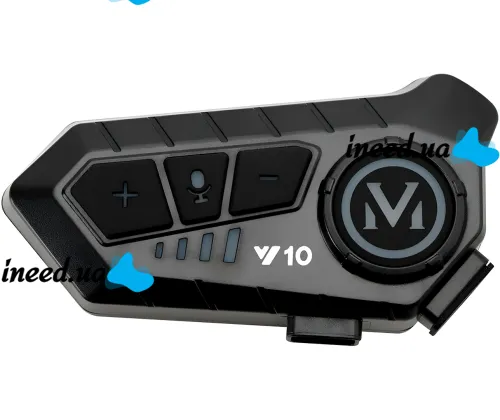 Беспроводная гарнитура на шлем Helmet Wireless Earphone Y10 с мягким микрофоном и шумоподавлением, мотогарнитура с сенсорным управлением и Bluetooth