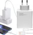 Xiaomi 120W Power Adapter Suit Power Charger Adapter USB Type-C Power Supply with Fast Charging Mi Turbo for Phone 120V White