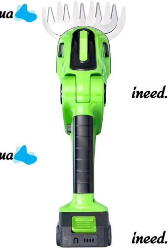 Аккумуляторные садовые ножницы Garden Cutter Vcitn 2 в 1 ручной триммер кусторез для стрижки газонов, кустарников и травы с двумя насадками 24V