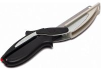 Умные ножницы для нарезки овощей Smart Clever Cutter JN-59 3 в 1 универсальный кухонный нож для быстрой шинковки, нож-ножницы и доска для резки