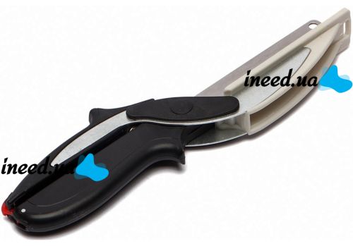 Умные ножницы для нарезки овощей Smart Clever Cutter JN-59 3 в 1 универсальный кухонный нож для быстрой шинковки, нож-ножницы и доска для резки