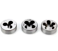 Набор метчики и плашки Tap and Die Set M3-M12 20 штук комплект стальных метчиков и плашек для нарезания метрической резьбы в кейсе мечек и лерка
