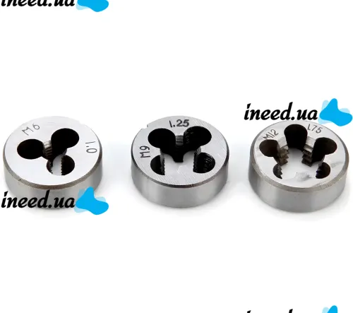 Набор метчики и плашки Tap and Die Set M3-M12 20 штук комплект стальных метчиков и плашек для нарезания метрической резьбы в кейсе мечек и лерка