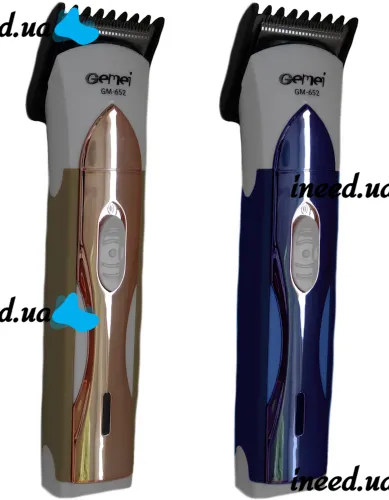 Аккумуляторная машинка для стрижки Gemei GM-652 3W беспроводной мужской триммер для окантовки бороды и усов