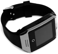 Умные наручные смарт часы Smart Watch Q18 c камерой, диктофоном и фитнес трекером, аккумуляторные Bluetooth часы с пульсометром Smartix Черные