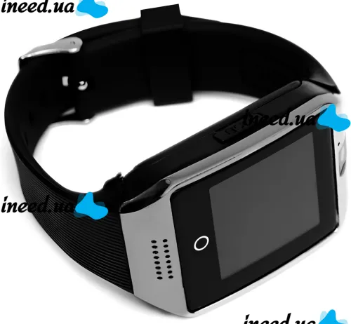 Умные наручные смарт часы Smart Watch Q18 c камерой, диктофоном и фитнес трекером, аккумуляторные Bluetooth часы с пульсометром Smartix Черные