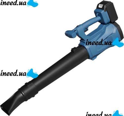 Аккумуляторная воздуходувка Makita CBU01Z 2 аккумулятора для уборки листьев, Беспроводная садовая дуйка Макита PLB5020BL 1000W для пыли и снега