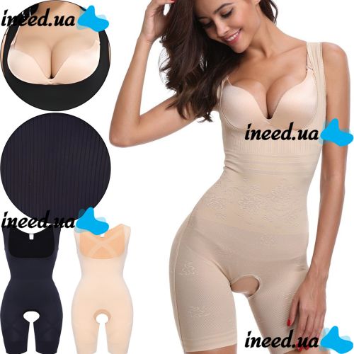 Профессиональное корректирующее белье Комбидресс Slim Shapewear женский утягивающий для похудения и коррекции фигуры с бретельками S/M L/XL XXL/XXXL