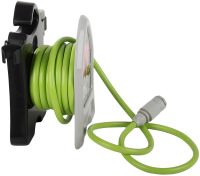 Садовый поливочный набор Roll Garden Hose Reel LY-907 водяной шланг 10 м на катушке с пистолетом распылителем 3/8" комплект для полива 7 режимов