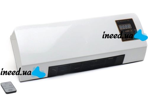Настенный тепловентилятор Domotec MS-5962 с пультом 1800W электрический обогреватель на стену с дистанционным управлением на 40 кв.м 2 режима работы