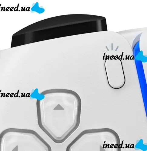 Беспроводной джойстик геймпад Sony PlayStation DualSense для PS5 аккумуляторный игровой контроллер с микрофоном и вибрацией для приставки и ПК White