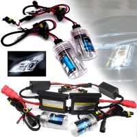 Комплект ксенона Bosch H3 HID 6000K 35W 12V с блоками розжига и лампами, набор ксеноновых ламп для фар в авто Холодный белый 