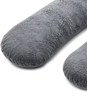Ортопедическая подушка для беременных Momcozy Pregnancy Pillow PP101 80x120 см U-образная подкова для сна и отдыха с поддержкой спины и живота Серая