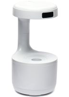 Anti Gravity Humidifier 800ml Portable Drip Mini Diffuser with Reverse Flow and Backlight White