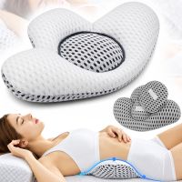 Ортопедическая подушка под поясницу Lumbar Support Pillow SP4817 анатомическая поясничная подушка для поддержки спины и позвоночника 48х30х8 см