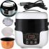 Автомобільна мультиварка Car Electric Rice Cooker M20A 2 л сенсорний мультиповар з підігрівом і таймерів 6 режимів від прикурювача 12V 24V
