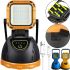 Rechargeable Handheld LED Flashlight Lamp Solar Hi Sheen HS-8033 with Solar Panel and Handle 81COB, Portable LED Flashlight Power Bank from USB