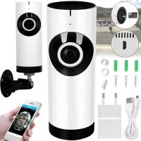 Панорамная беспроводная IP камера Camera Cad 1315 настольная WiFi камера видеонаблюдения рыбий глаз с креплением, видеорегистратор DVR MicroSD