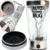 Automatic Transparent Mug Stirrer Auto Stirring Mug 400 ml, Thermocup Shaker with Mixer for Stirring Coffee, Smoothie cocktails on batteries