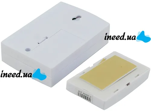 Дверной звонок Luckarm Intelligent D9688 беспроводная кнопка на батарейках, передатчик сигнала и приемник на 32 мелодий для входной двери до 150 м