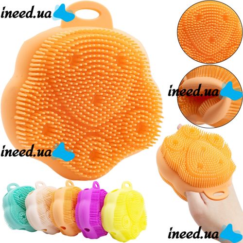 BLB-08 Silicone Massage Scrubber Body Wash Brush for facial cleansing, FS-1150 Cleansing Cosmetic Washcloth for pore cleansing and full body wash