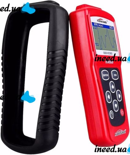 Автомобильный сканер OBDII/EOBD Konnwei KW808 для диагностики ошибок двигателя, универсальный диагностический автосканер с LCD дисплеем ELM327