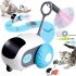 Розумна іграшка бадмінтон для кішок Smart Interactive Car Toy LY - 625 інтерактивна акумуляторна машинка для котів з дистанційним управлінням USB