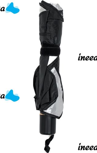 Автомобільна світловідбиваюча шторка парасолька Car Umbrellas сонцезахисний тент 120х70 см козирок на лобове скло для захисту від сонця в авто Чорний