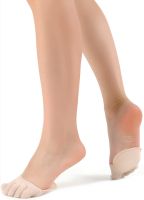 Носки от мозолей и натоптышей Five Finger Invisible Socks LY-398 силиконовые противоскользящие подушки полуноски, накладки от натирания для стопы