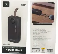 Портативное зарядное устройство Power Bank Lenyes PX387D 30000mAh 22.5W с LED дисплеем Внешний аккумулятор повербанк USB TYPE-C для зарядки телефона
