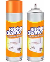 Универсальный кухонный очиститель жира Kitchen Cleaner спрей обезжириватель для очистки грязи, пятен от масла Китчен Клинер для кухни ванны вытяжки